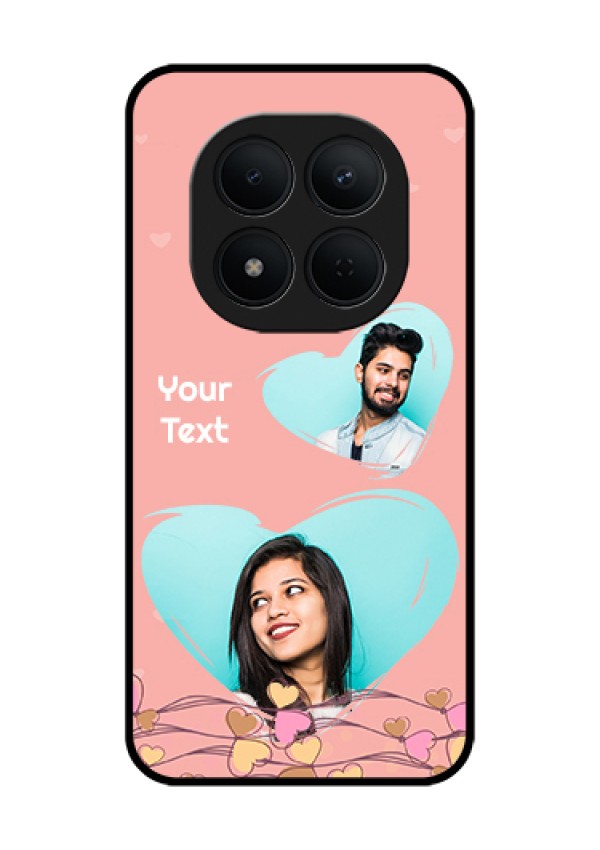 Xiaomi Redmi Note 15 Pro 5G Custom Glass Phone Case - Love Doodle Design