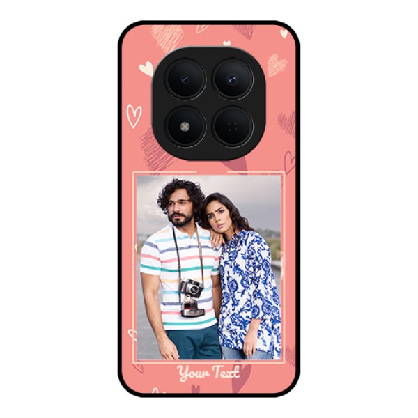 Xiaomi Redmi Note 15 Pro 5G Custom Glass Phone Case - Love Doodle Art Design Xiaomi Redmi Note 15 Pro 5G Custom Glass Phone Case - Love Doodle Art Design