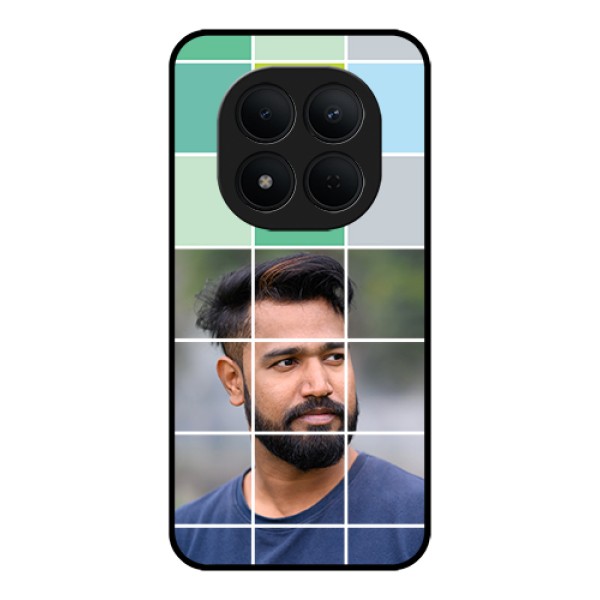 Xiaomi Redmi Note 15 Pro 5G Custom Glass Phone Case - With White Box Pattern