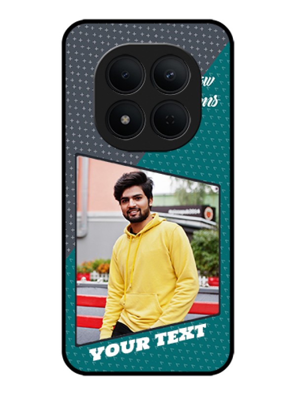 Custom Xiaomi Redmi Note 15 Pro 5G Custom Glass Phone Case - Background Pattern Design With Quote