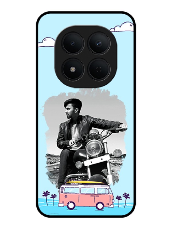 Custom Xiaomi Redmi Note 15 Pro 5G Custom Glass Phone Case - Travel & Adventure Design