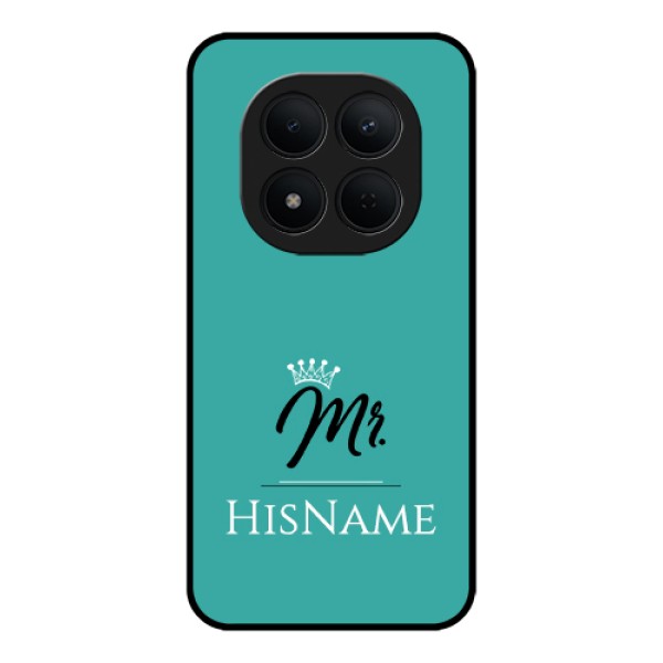 Xiaomi Redmi Note 15 Pro 5G Custom Glass Phone Case - Mr With Name Design Xiaomi Redmi Note 15 Pro 5G Custom Glass Phone Case - Mr With Name Design
