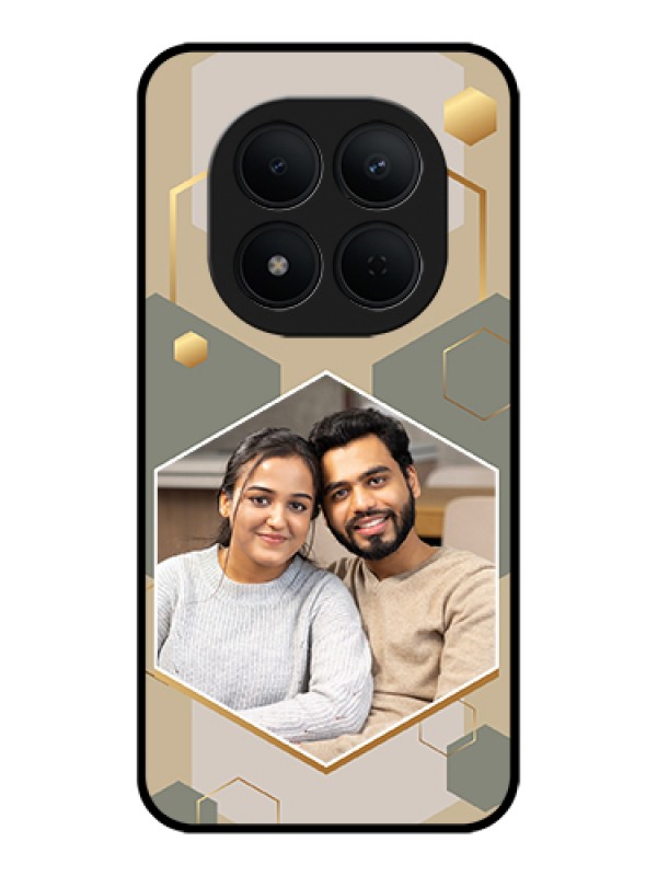 Custom Xiaomi Redmi Note 15 Pro 5G Custom Glass Phone Case - Stylish Hexagon Pattern Design