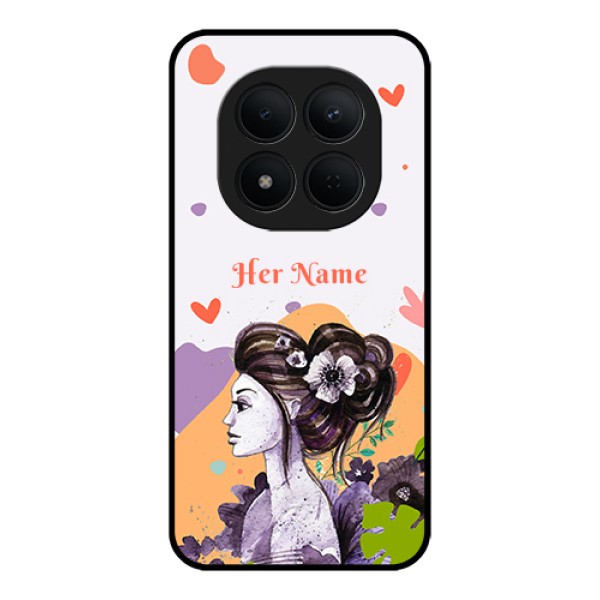 Xiaomi Redmi Note 15 Pro 5G Custom Glass Phone Case - Woman And Nature Design