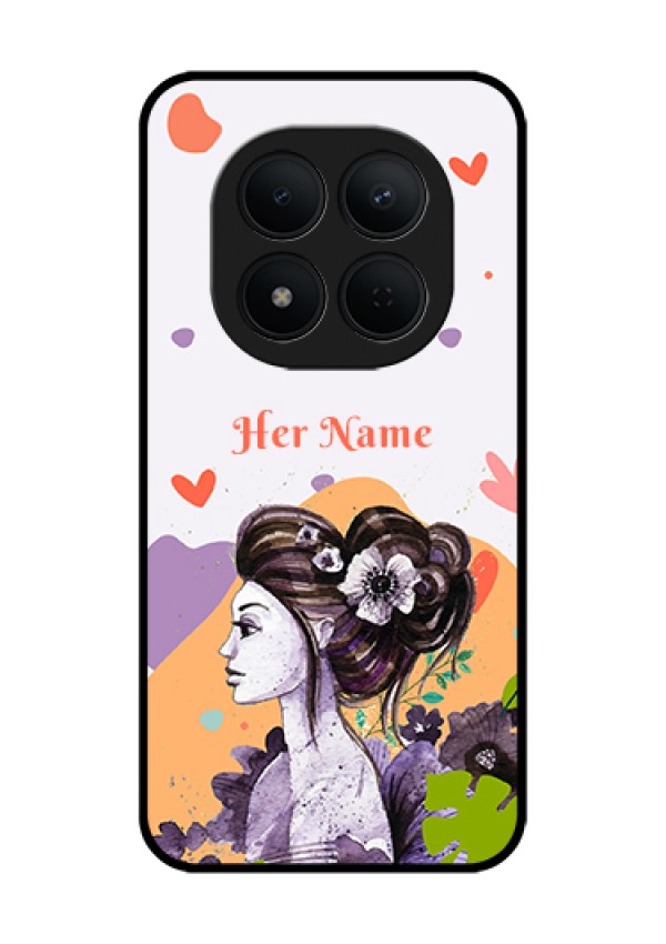 Xiaomi Redmi Note 15 Pro 5G Custom Glass Phone Case - Woman And Nature Design