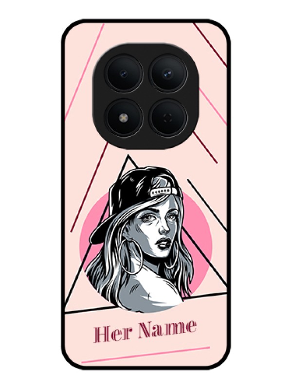 Custom Xiaomi Redmi Note 15 Pro 5G Custom Glass Phone Case - Rockstar Girl Design