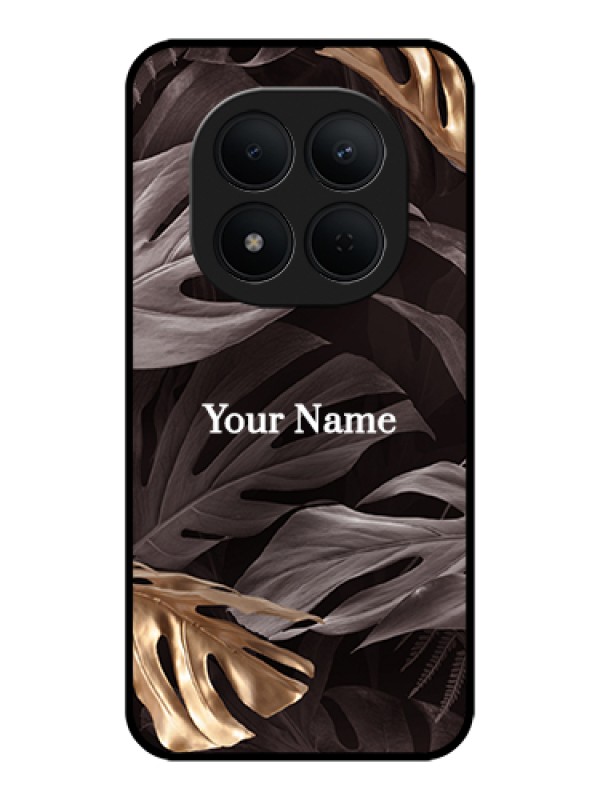 Custom Xiaomi Redmi Note 15 Pro 5G Custom Glass Phone Case - Wild Leaves Digital Paint Design