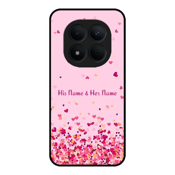 Xiaomi Redmi Note 15 Pro 5G Custom Glass Phone Case - Floating Hearts Design Xiaomi Redmi Note 15 Pro 5G Custom Glass Phone Case - Floating Hearts Design