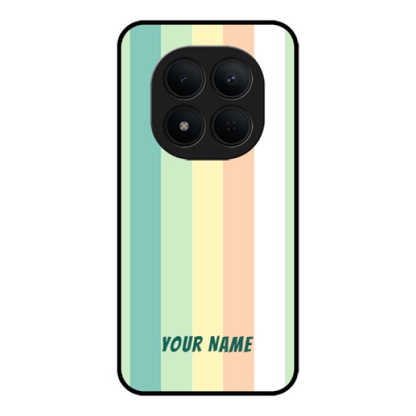 Xiaomi Redmi Note 15 Pro 5G Custom Glass Phone Case - Multi - Colour Stripes Design