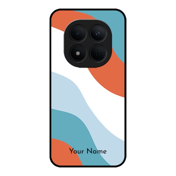 Xiaomi Redmi Note 15 Pro 5G Custom Glass Phone Case - Coloured Waves Design Xiaomi Redmi Note 15 Pro 5G Custom Glass Phone Case - Coloured Waves Design