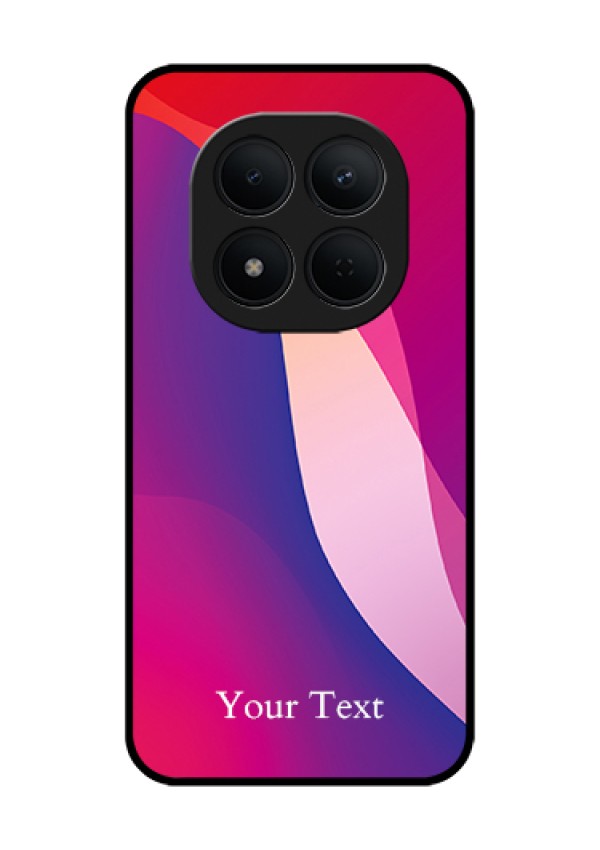 Xiaomi Redmi Note 15 Pro 5G Custom Glass Phone Case - Digital Abstract Overlap Design
