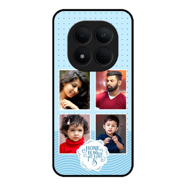 Xiaomi Redmi Note 15 Pro 5G Custom Glass Phone Case - Cute Love Quote With 4 Pic Upload Design Xiaomi Redmi Note 15 Pro 5G Custom Glass Phone Case - Cute Love Quote With 4 Pic Upload Design