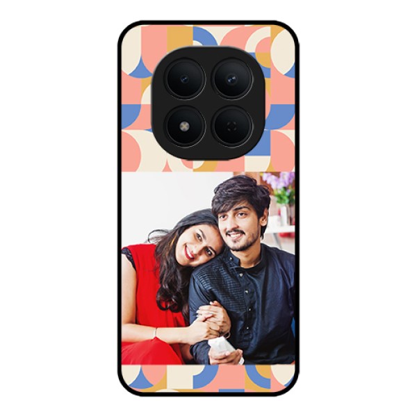 Xiaomi Redmi Note 15 Pro 5G Custom Glass Phone Case - Semi - Circle Maze Pattern Design Xiaomi Redmi Note 15 Pro 5G Custom Glass Phone Case - Semi - Circle Maze Pattern Design