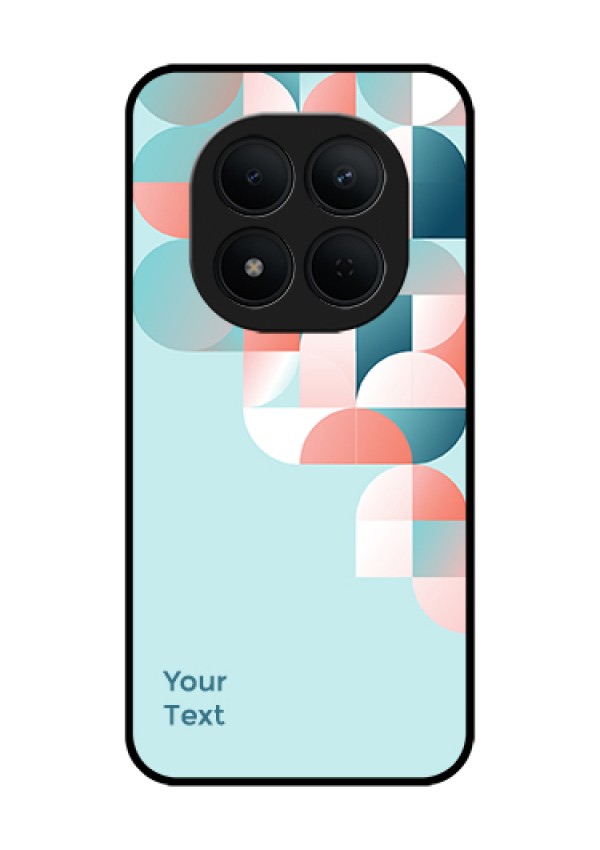 Xiaomi Redmi Note 15 Pro 5G Custom Glass Phone Case - Stylish Semi - Circle Pattern Design