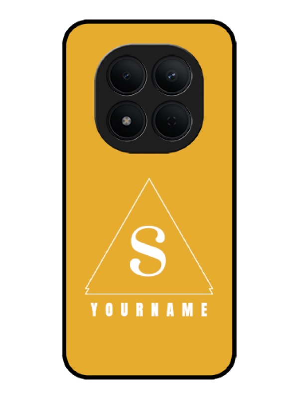 Custom Xiaomi Redmi Note 15 Pro 5G Custom Glass Phone Case - Simple Triangle Design