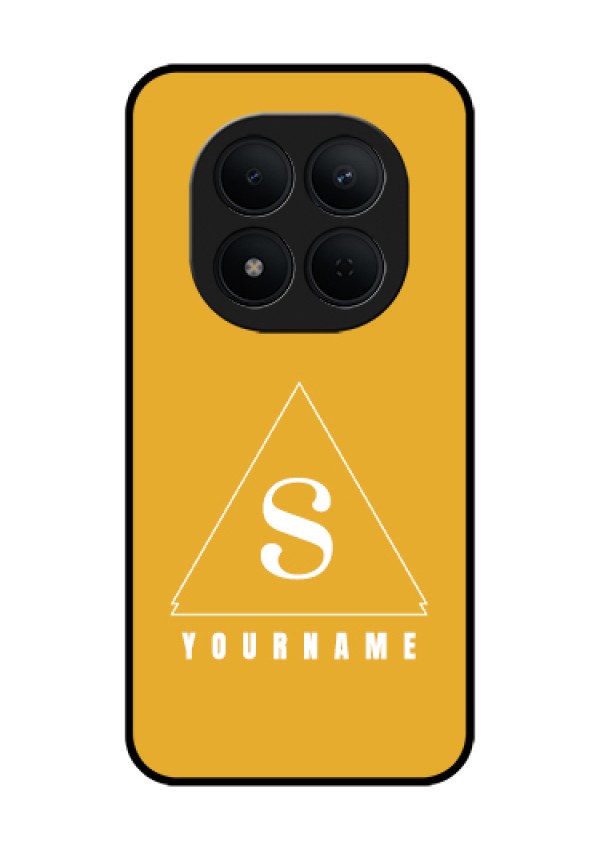 Xiaomi Redmi Note 15 Pro 5G Custom Glass Phone Case - Simple Triangle Design