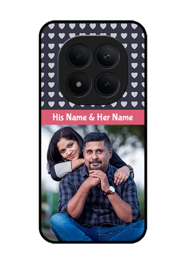 Xiaomi Redmi Note 15 Pro Plus 5G Custom Glass Phone Case - Love Symbols Design