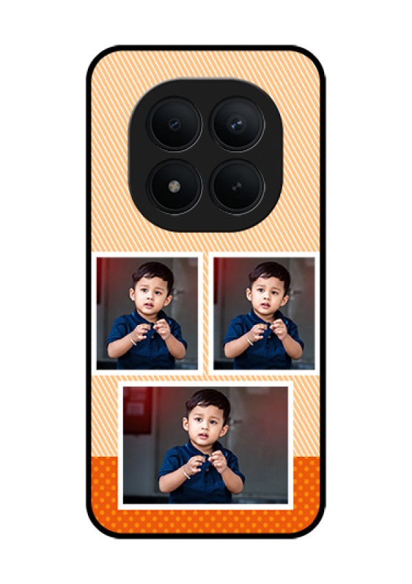 Xiaomi Redmi Note 15 Pro Plus 5G Custom Glass Phone Case - Bulk Photos Upload Design