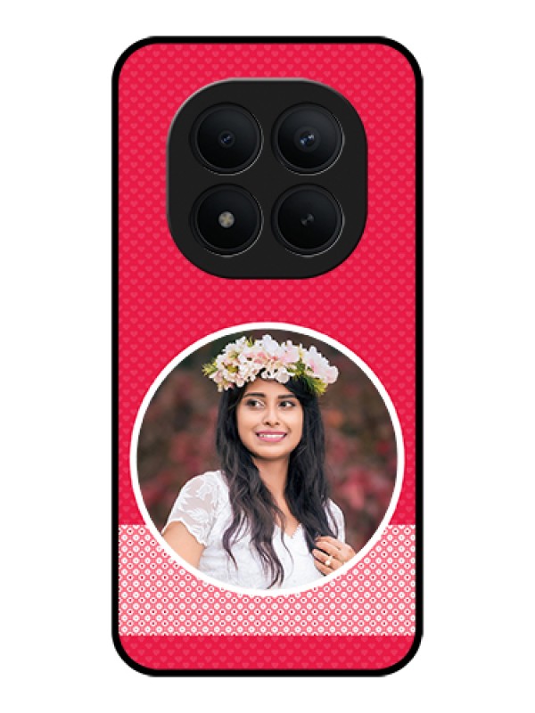 Custom Xiaomi Redmi Note 15 Pro Plus 5G Custom Glass Phone Case - Pink Color Pattern Design