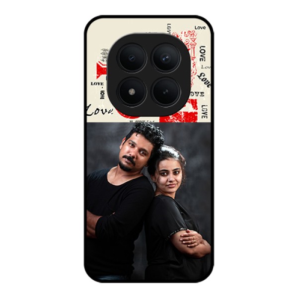 Xiaomi Redmi Note 15 Pro Plus 5G Custom Glass Phone Case - Trendy Love Design Case