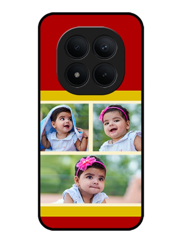 Custom Xiaomi Redmi Note 15 Pro Plus 5G Custom Glass Phone Case - Multiple Pic Upload Design