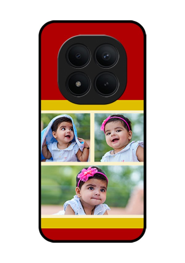 Xiaomi Redmi Note 15 Pro Plus 5G Custom Glass Phone Case - Multiple Pic Upload Design