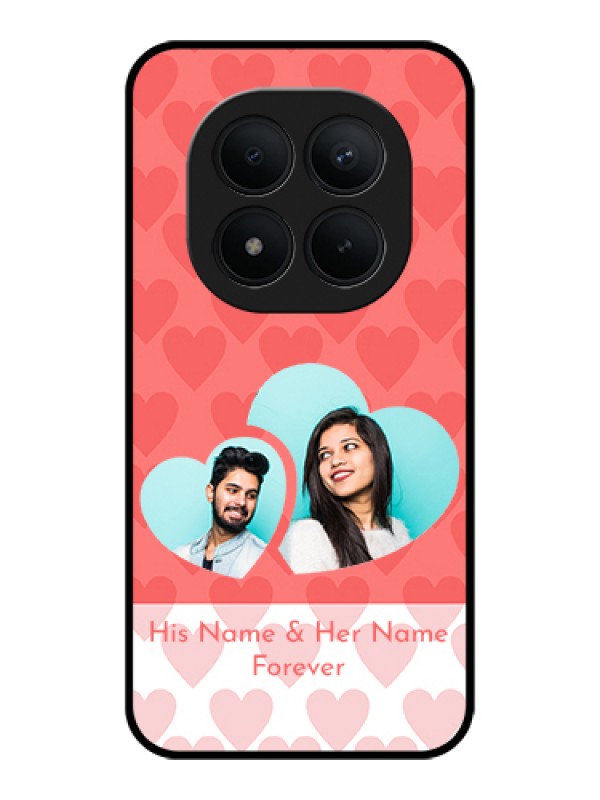 Custom Xiaomi Redmi Note 15 Pro Plus 5G Custom Glass Phone Case - Couple Pic Upload Design