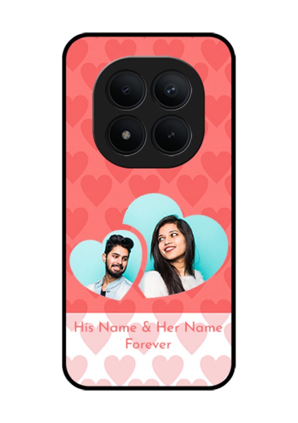 Xiaomi Redmi Note 15 Pro Plus 5G Custom Glass Phone Case - Couple Pic Upload Design
