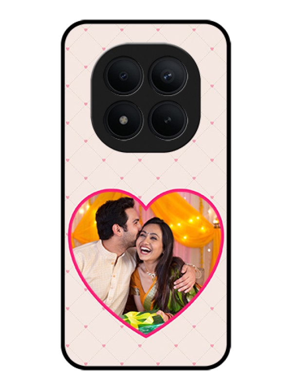 Custom Xiaomi Redmi Note 15 Pro Plus 5G Custom Glass Phone Case - Heart Shape Design
