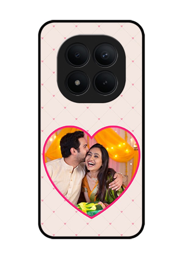 Xiaomi Redmi Note 15 Pro Plus 5G Custom Glass Phone Case - Heart Shape Design