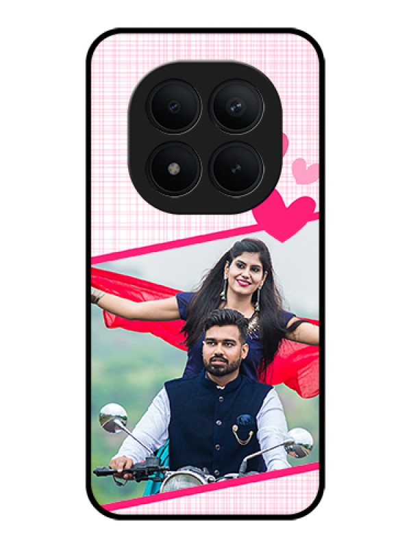 Custom Xiaomi Redmi Note 15 Pro Plus 5G Custom Glass Phone Case - Love Shape Heart Design
