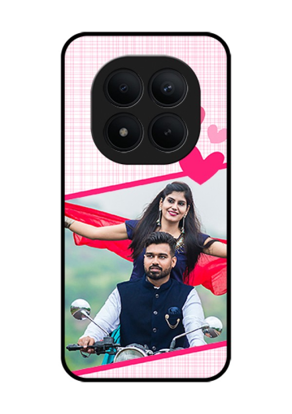 Xiaomi Redmi Note 15 Pro Plus 5G Custom Glass Phone Case - Love Shape Heart Design