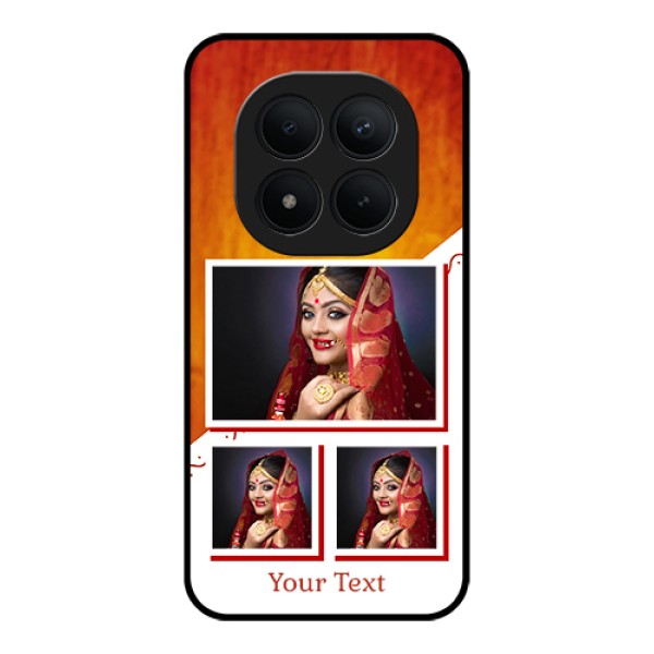 Xiaomi Redmi Note 15 Pro Plus 5G Custom Glass Phone Case - Wedding Memories Design