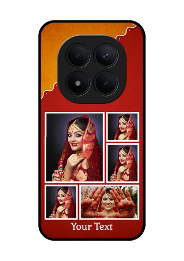 Xiaomi Redmi Note 15 Pro Plus 5G Custom Glass Phone Case - Wedding Pic Upload Design