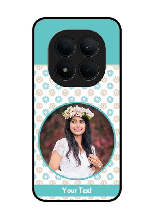 Xiaomi Redmi Note 15 Pro Plus 5G Custom Glass Phone Case - Beautiful Flowers Design