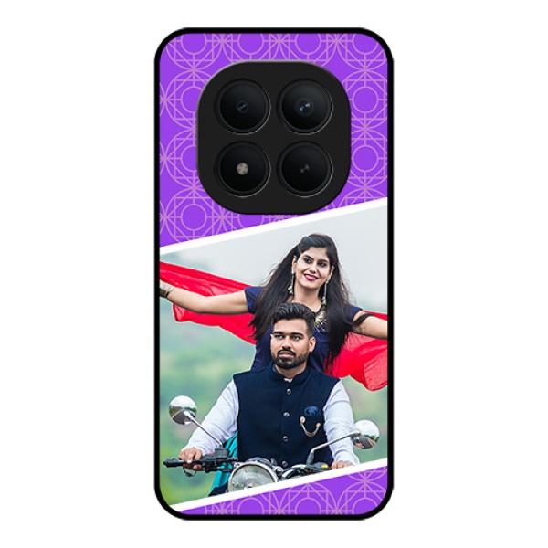 Xiaomi Redmi Note 15 Pro Plus 5G Custom Glass Phone Case - Violet Color Pattern Design Xiaomi Redmi Note 15 Pro Plus 5G Custom Glass Phone Case - Violet Color Pattern Design