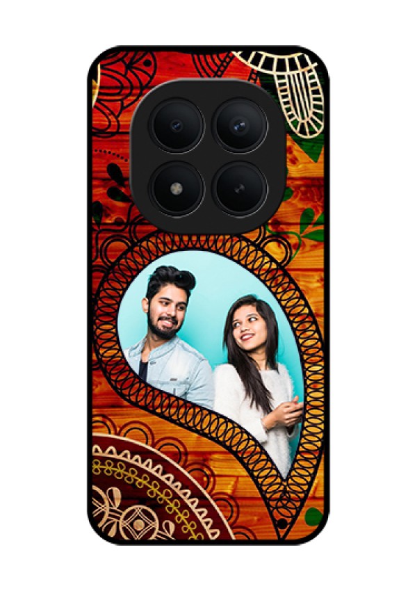 Xiaomi Redmi Note 15 Pro Plus 5G Custom Glass Phone Case - Abstract Colorful Design