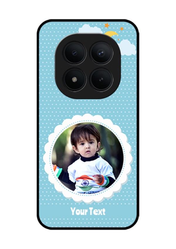 Xiaomi Redmi Note 15 Pro Plus 5G Custom Glass Phone Case - Violet Pattern Design