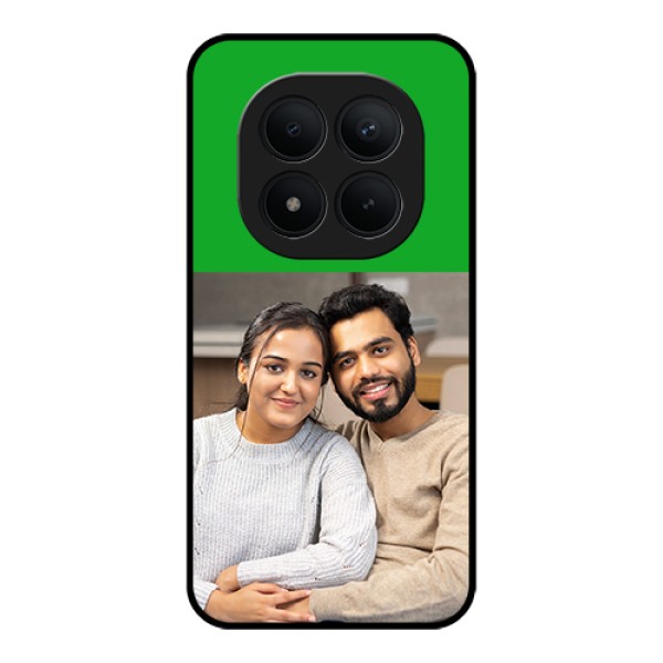 Xiaomi Redmi Note 15 Pro Plus 5G Custom Glass Phone Case - Green Pattern Design
