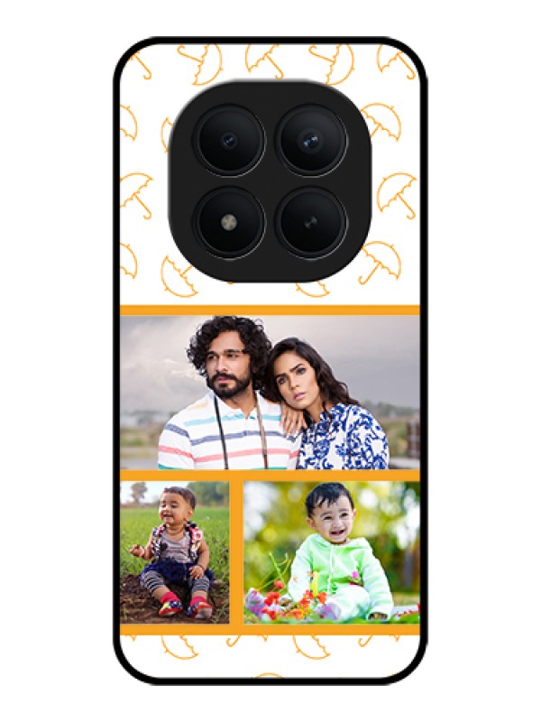 Custom Xiaomi Redmi Note 15 Pro Plus 5G Custom Glass Phone Case - Yellow Pattern Design