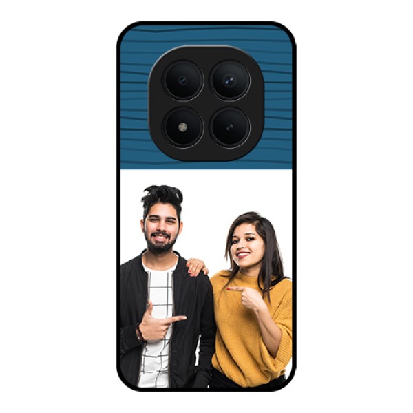 Xiaomi Redmi Note 15 Pro Plus 5G Custom Glass Phone Case - Blue Pattern Cover Design