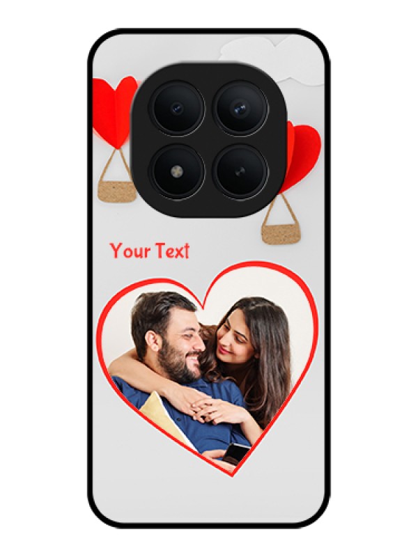 Custom Xiaomi Redmi Note 15 Pro Plus 5G Custom Glass Phone Case - Parachute Love Design