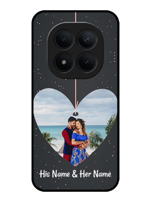Custom Xiaomi Redmi Note 15 Pro Plus 5G Custom Glass Phone Case - Hanging Heart Design
