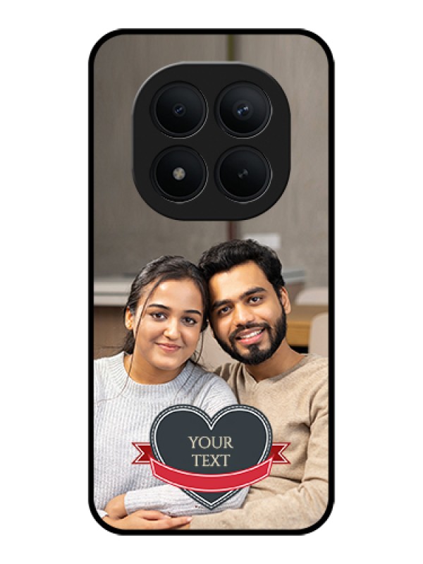 Custom Xiaomi Redmi Note 15 Pro Plus 5G Custom Glass Phone Case - Just Married Couple Design