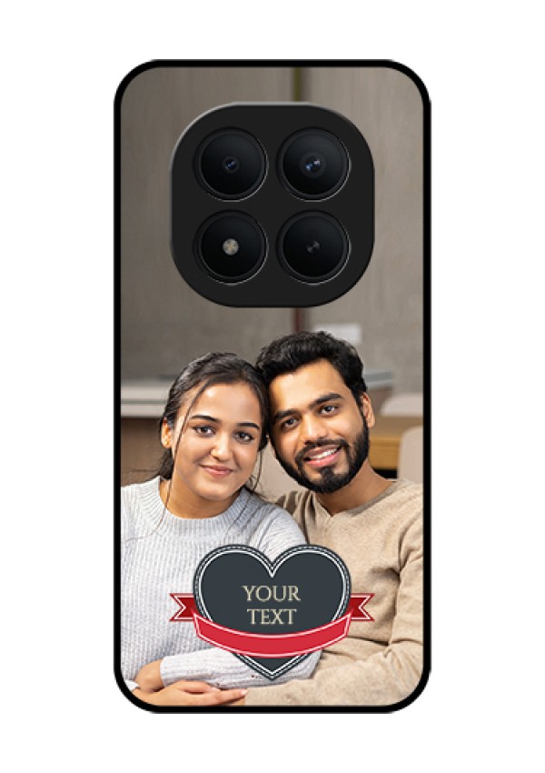 Xiaomi Redmi Note 15 Pro Plus 5G Custom Glass Phone Case - Just Married Couple Design
