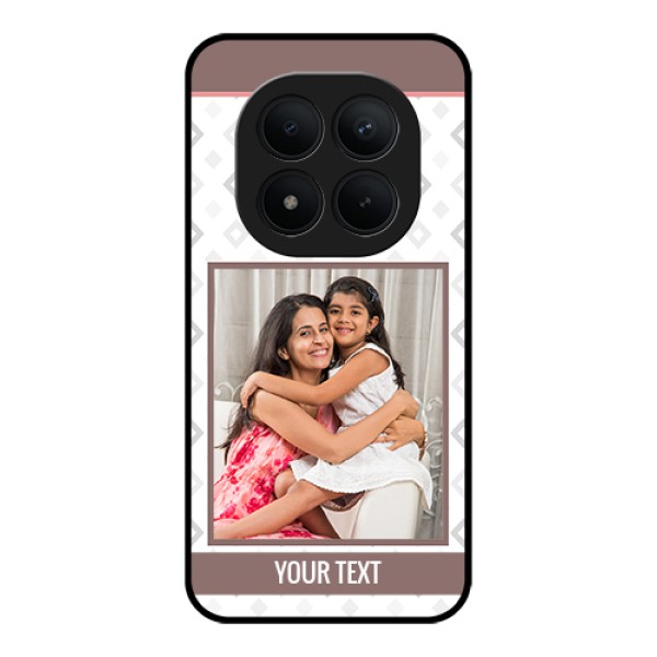 Xiaomi Redmi Note 15 Pro Plus 5G Custom Glass Phone Case - Simple Diamond Design Xiaomi Redmi Note 15 Pro Plus 5G Custom Glass Phone Case - Simple Diamond Design