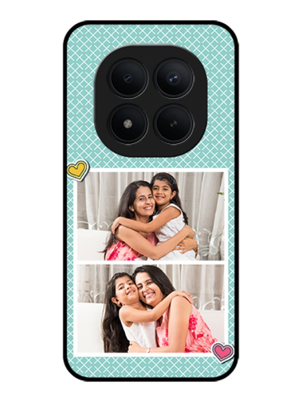 Custom Xiaomi Redmi Note 15 Pro Plus 5G Custom Glass Phone Case - 2 Image Holder With Pattern Design