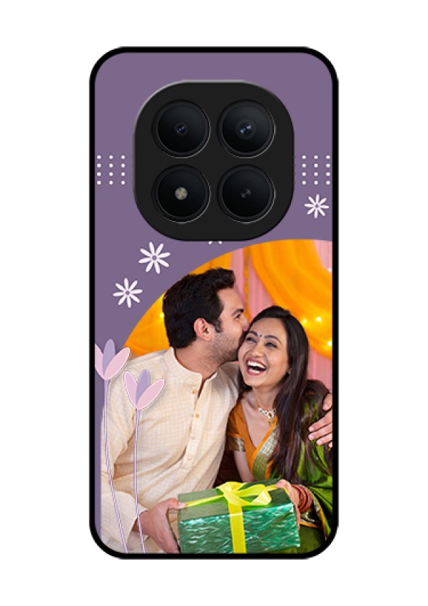 Xiaomi Redmi Note 15 Pro Plus 5G Custom Glass Phone Case - Lavender Flowers Design