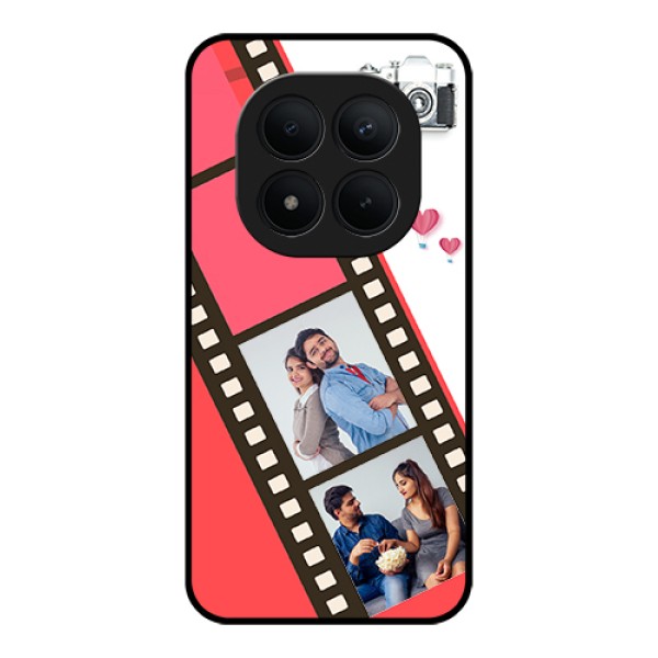 Xiaomi Redmi Note 15 Pro Plus 5G Custom Glass Phone Case - 3 Image Holder With Film Reel Xiaomi Redmi Note 15 Pro Plus 5G Custom Glass Phone Case - 3 Image Holder With Film Reel