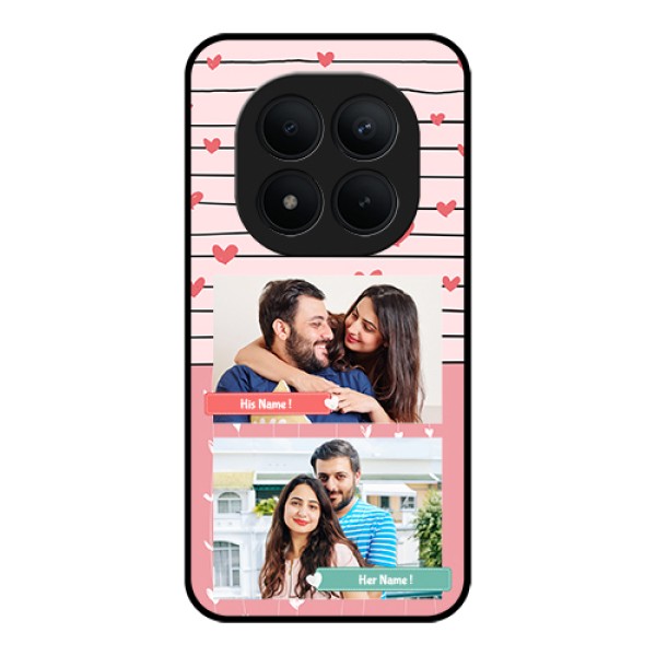 Xiaomi Redmi Note 15 Pro Plus 5G Custom Glass Phone Case - Photo With Heart Design Xiaomi Redmi Note 15 Pro Plus 5G Custom Glass Phone Case - Photo With Heart Design